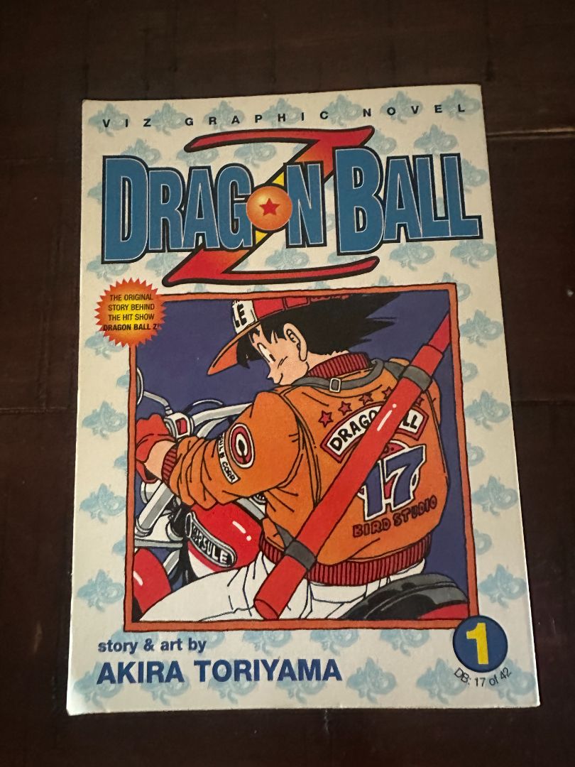 DragonBallZ Vol 1 Manga, 11 x 8 x 1