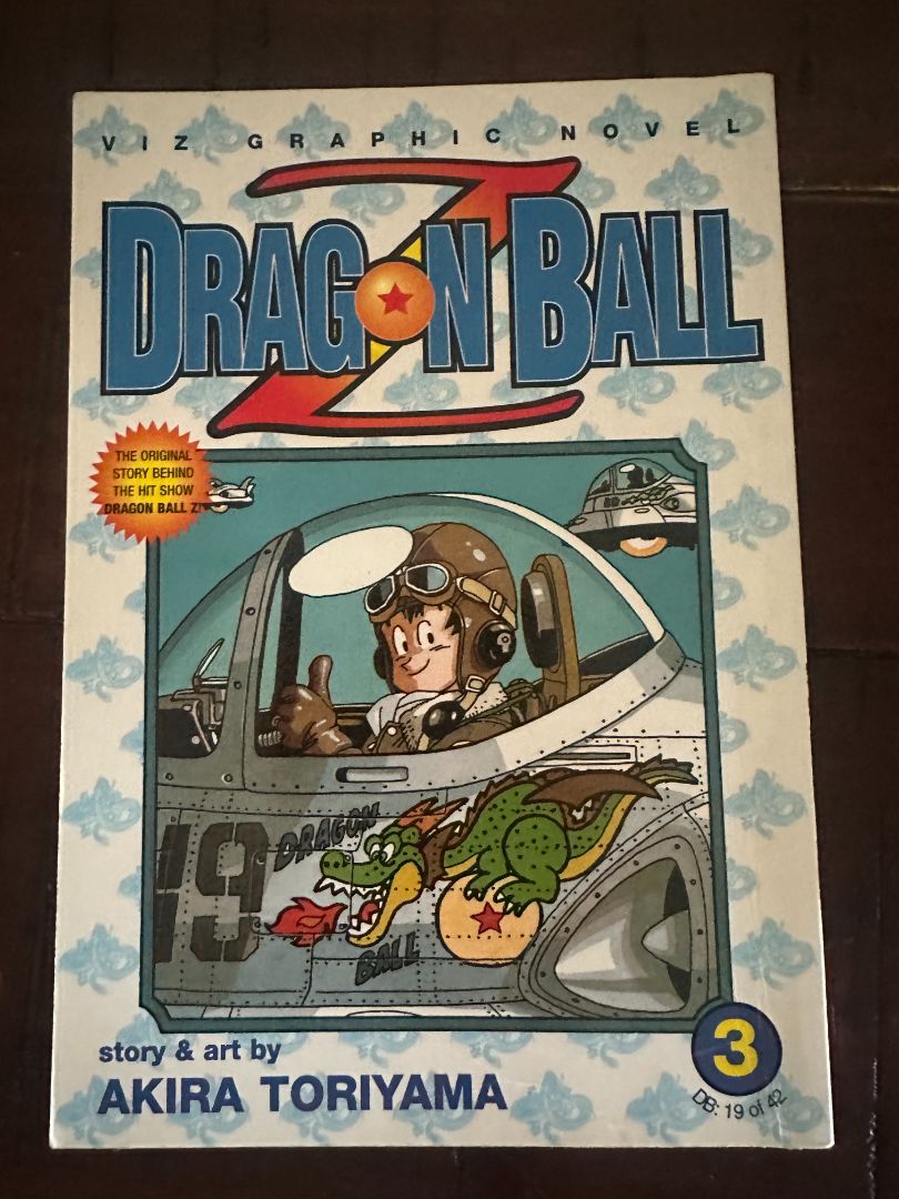 DragonBallZ Vol 3 Manga, 11 x 8 x 1