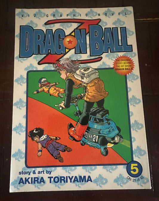 DragonBallZ Vol 5 Manga, 11 x 8 x 1