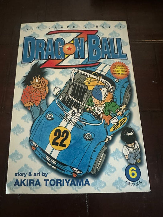 DragonBallZ Vol 6 Manga, 11 x 8 x 1