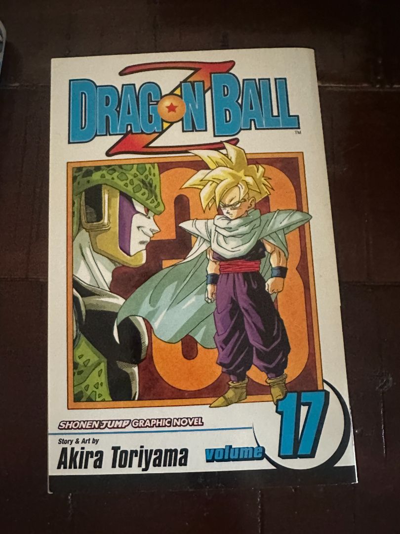 DragonBallZ Vol 17 Manga, 8 x 4 x 1
