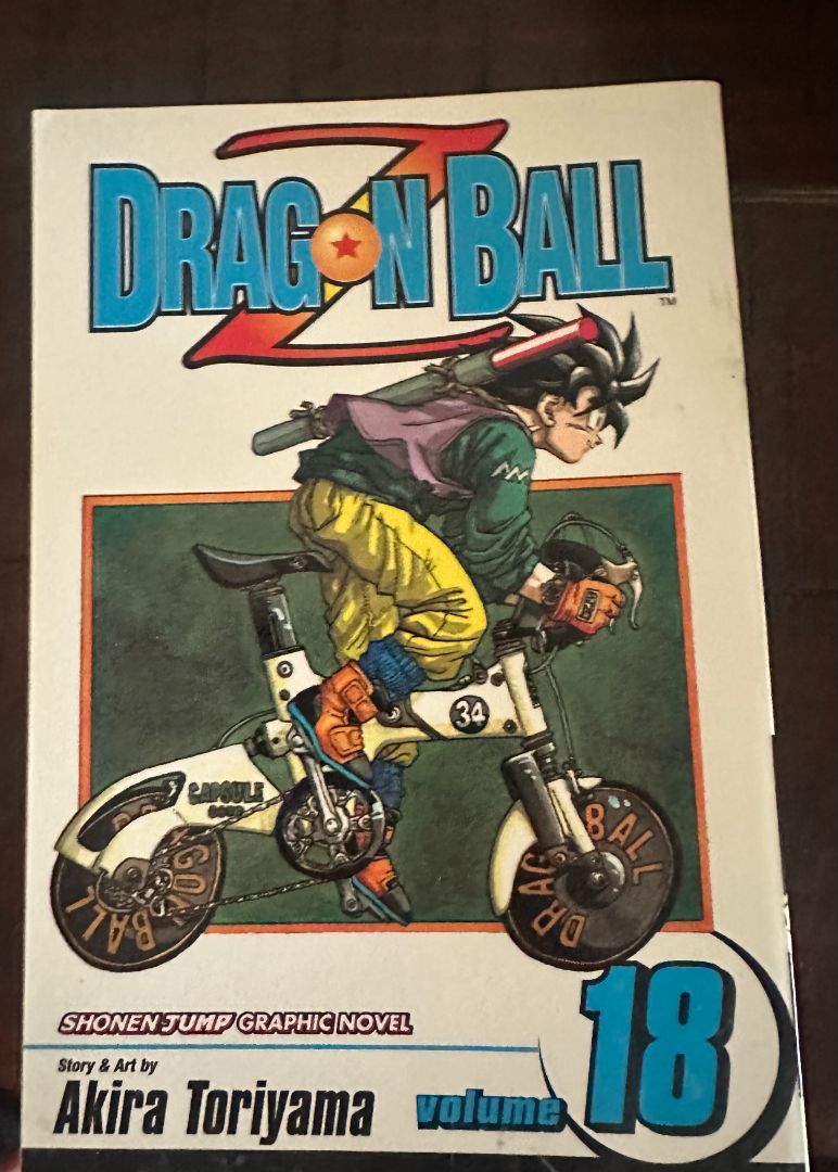 DragonBallZ Vol 18 Manga, 8 x 4 x 1