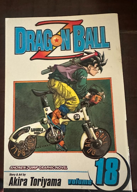 DragonBallZ Vol 18 Manga, 8 x 4 x 1