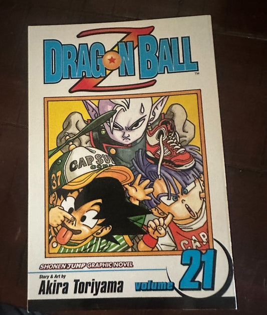 DragonBallZ Vol 21 Manga, 8 x 4 x 1