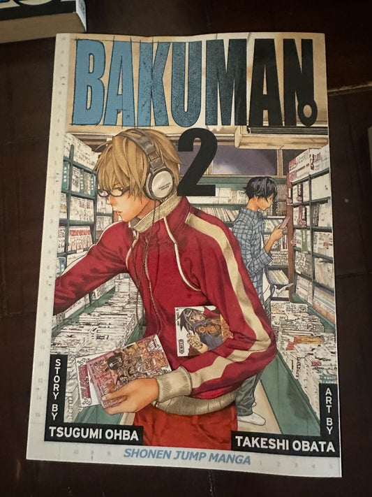 Bakuman Vol 2 Manga, 8 x 4 x 1