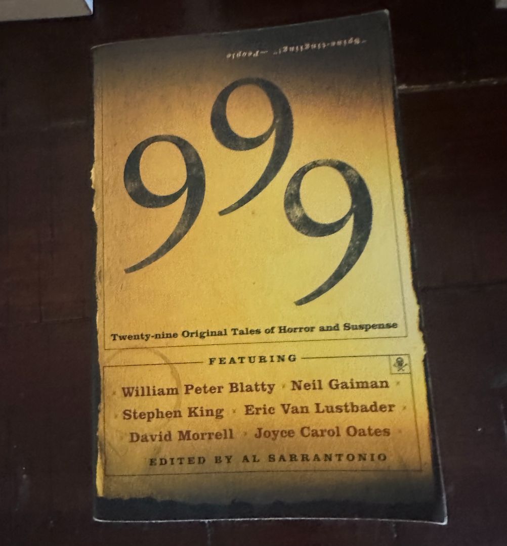 999 - Famous Author Horror Stories Book