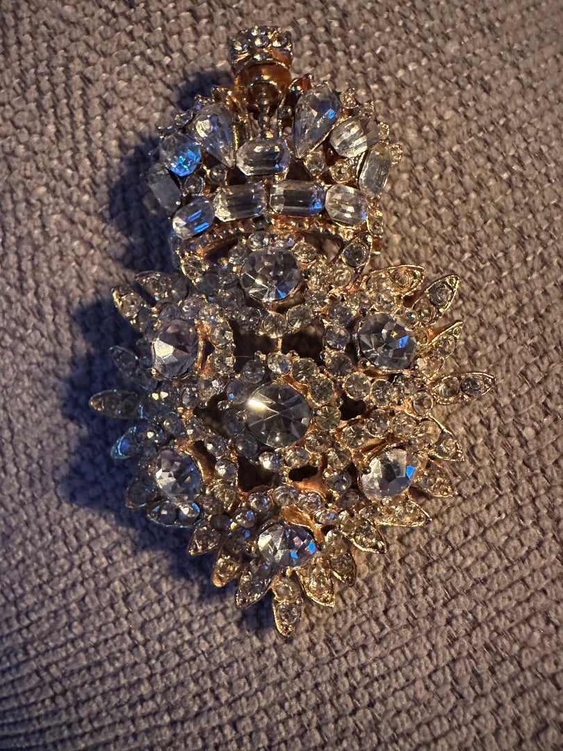 Trifari Gold Crown Brooch
