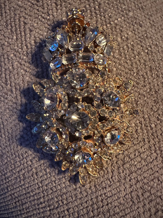 Trifari Gold Crown Brooch