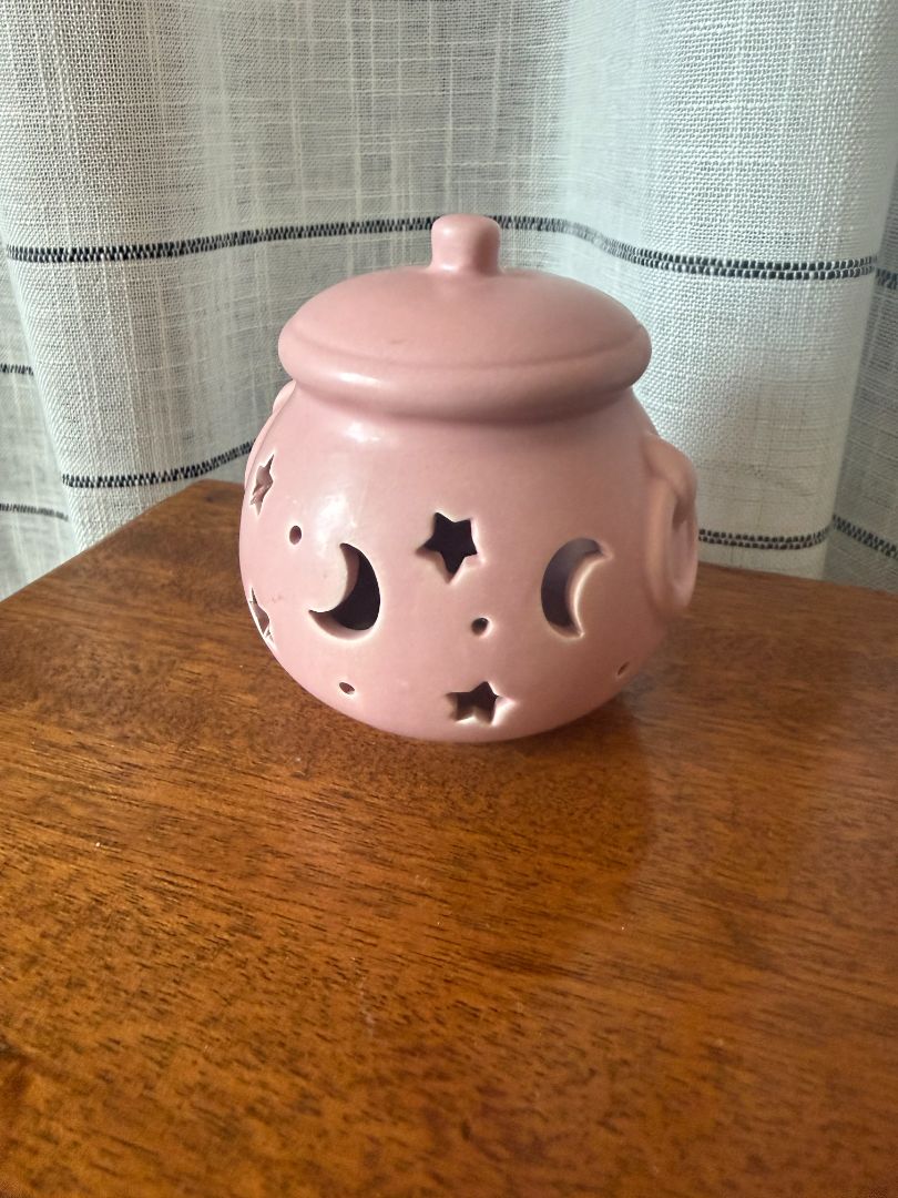 Pink Ceramic Cauldron