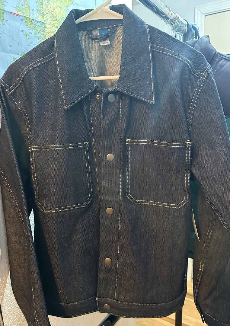 New Vintage denim snap front jacket