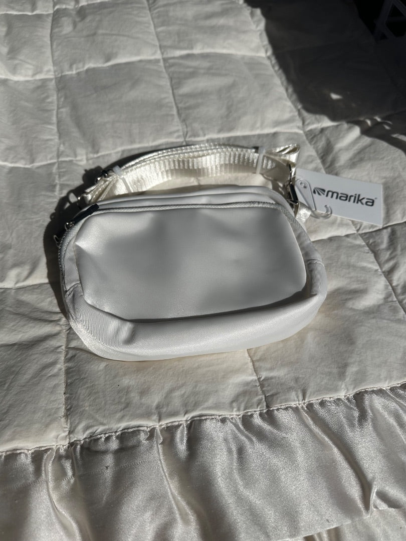 Marika white crossbody bag