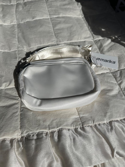 Marika white crossbody bag
