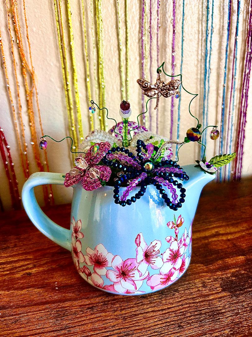 Daisy+Jade Handmade teapot garden