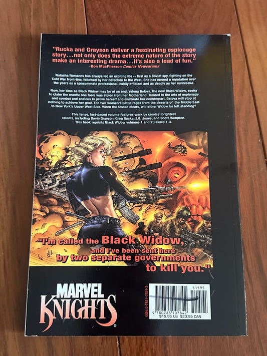 BLACK WIDOW ITSY-BITSY SPIDER TPB GRAYSON MARVEL COMICS