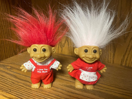 “I Love You” Troll Dolls