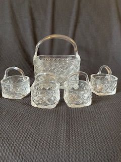 Vtg Glass Baskets