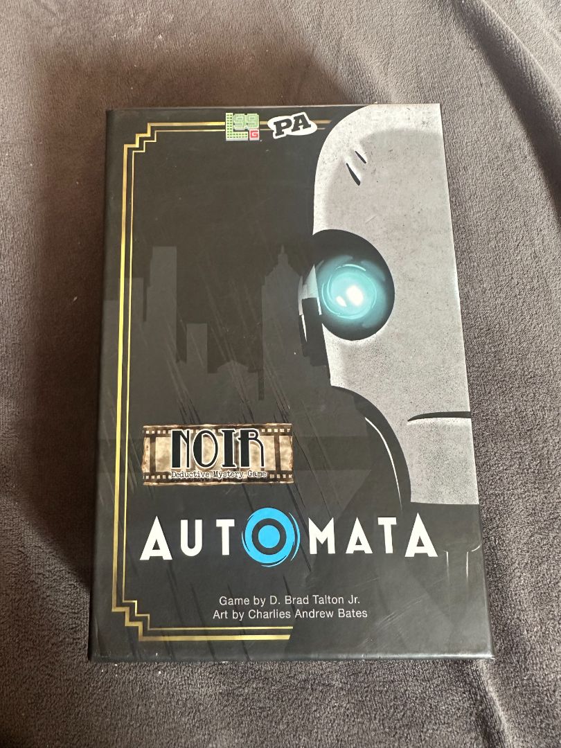 Automata Noir Deductive Mystery Card Board Game - USED