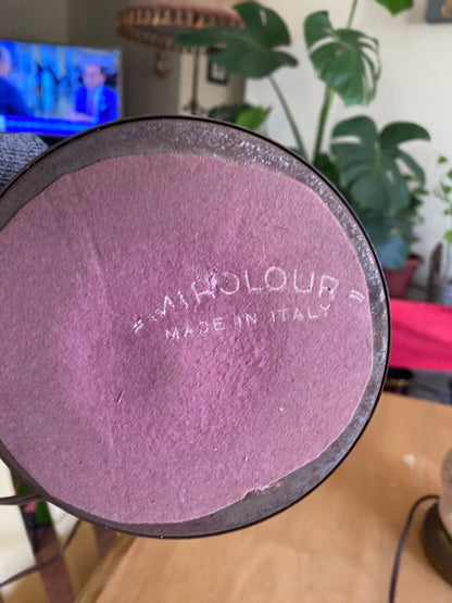 Pink Italy Gold Embellished Lamps, 17”