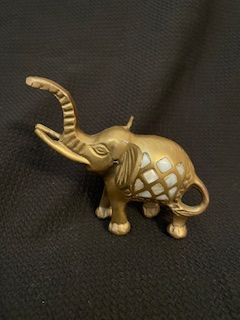 Vtg Brass Elephant