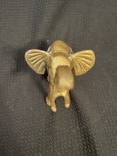 Vtg Brass Elephant