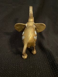 Vtg Brass Elephant
