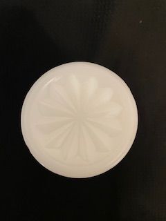 Milk Glass Starburst Vase