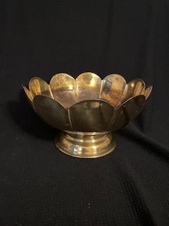 Vtg Brass Bowl