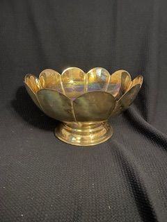 Vtg Brass Bowl