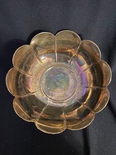 Vtg Brass Bowl