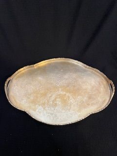 Vtg Brass Tray