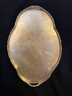 Vtg Brass Tray