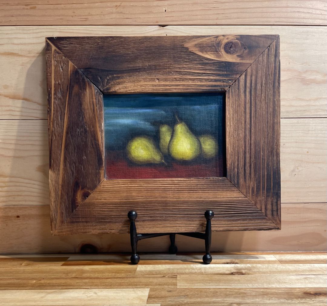 Moody Pairs of Pears, 10" (h) x 12" (w)
