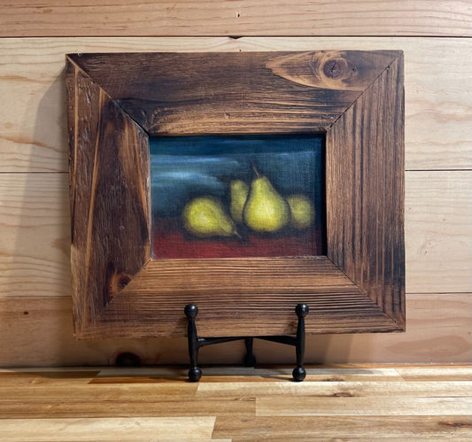 Moody Pairs of Pears, 10" (h) x 12" (w)