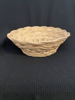 Vtg Wicker Basket
