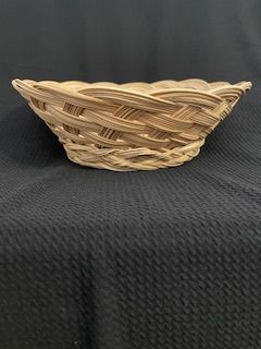 Vtg Wicker Basket