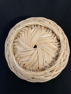 Vtg Wicker Basket