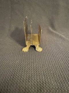 Vtg Brass Letter Holder