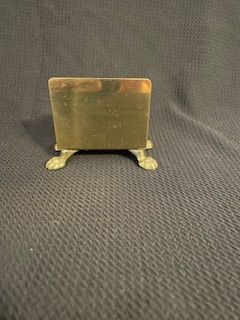 Vtg Brass Letter Holder