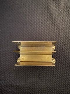 Vtg Brass Letter Holder