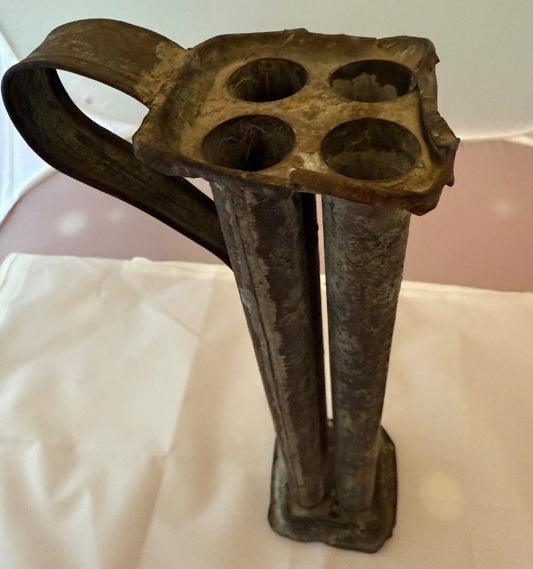 Metal Antique Primitive Candle Mold