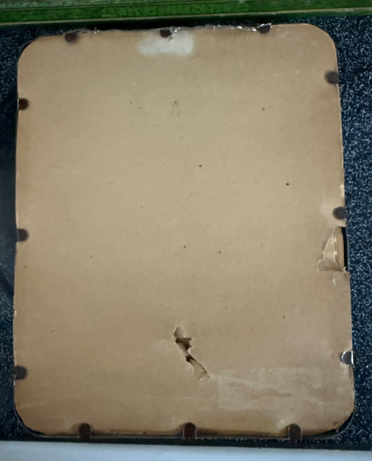 Green Antique picture Dutch Boy & Girl Antique Picture, 10 1/2 x 8 1/2