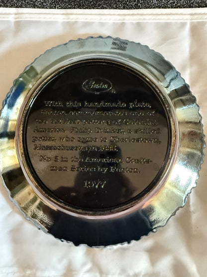 Amethyst Carnival Fenton Fenton American Ceaftsman Series Plate