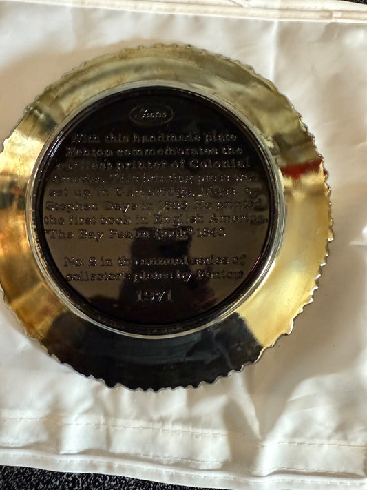 Amethyst Carnival Fenton Fenton American Ceaftsman Series Plate