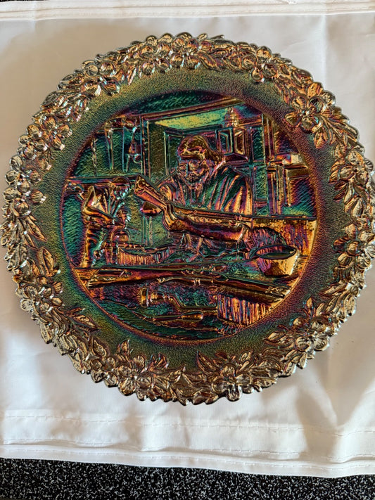 Amethyst Carnival Fenton Fenton American Ceaftsman Series Plate