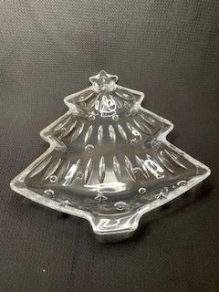 Vtg Glass Tree Dish