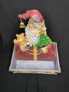 Vtg Santa Letter Holder