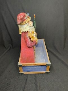 Vtg Santa Letter Holder