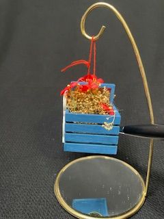 Cat/Flowers Ornament