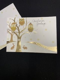Owl Christmas Card