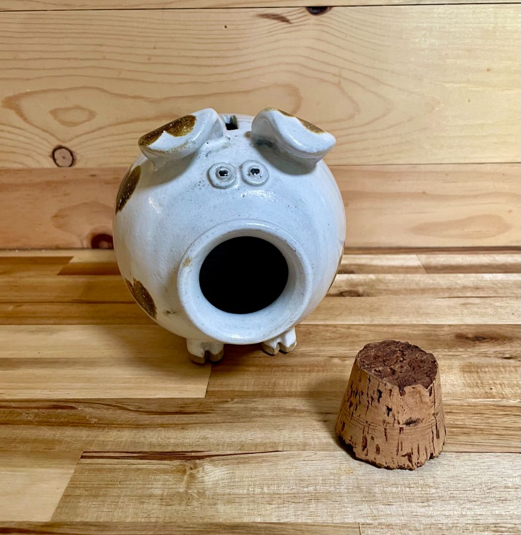 Stoneware Piggy Bank